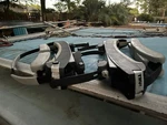 Thule 810XT Taxi Stackable Surfboard Racks Pair 4 Locks/key. Fixed Price $100.00.
