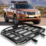 For Nissan Navara NP300 Roof Rack Luggage Cargo Basket + Cross Bar W/ Led Lights. Fixed Price $229.11.
