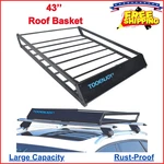 Rack Cargo Basket 43 X 35 4.7 Anti-rust Rooftop Carrier 150 Lbs. Fixed Price $116.99.