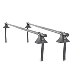 Apex Steel Universal Telescoping Strap-attached Roof Cross Bars, 44" To 60" Wide. Fixed Price $39.99.