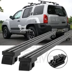 For Nissan Xterra 1999-2015 Suv Roof Rack Cross Bars Raised Rail Black Aluminum. Fixed Price $199.26.