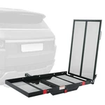 Vevor Hitch Mount Wheelchair Scooter Carrier W/ Folding Ramp 500LBS 45.3"X25.6". Fixed Price $159.90.