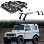 For Suzuki Samurai 50" X 38" Roof Rack Basket Cargo Carrier Cross Bars W/ Lights. Fixed Price $169.11.
