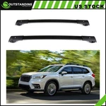 ?for 09-13 Subaru Forester Black Front Rear Roof Top Rack Cross Aluminum. Fixed Price $68.09.