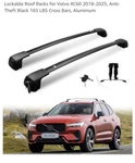Titopena Roof Rack Cross Bar Fits Volvo XC60 2018-2025 Flush Rails Black. Fixed Price $75.00.