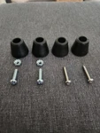 (4) Correct Spare Tire Swing Bushing Kit For Jeep CJ7 And Scrambler W/ Hardware. Fixed Price $24.95.
