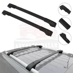 Black Top Roof Rack Cross Bars For Jeep Patriot 2.0L 2.4L 2007-2017. Fixed Price $79.89.