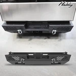 Rear Bumper For 2024 2025 2026 Tesla Cybertruck Black Steel W/2*D-RINGS Shackles. Fixed Price $638.99.