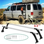 63" Roof Ladder Rack Cross Bar Top Luggage Carrier Ford Econoline Van. Fixed Price $169.08.