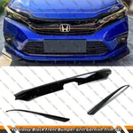 For 2022-2024 Honda Civic Gloss Black V2 Front Bumper Grill Trim Cover Garnish. Fixed Price $36.99.