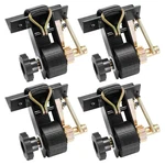 Uimoso 1.5 In X 7.4 Ft Ladder Rack Ratchet Straps, 4-PACK, Black, Square Mount. Fixed Price $53.19.