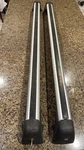 2007-10 Bmw E70 X5 Genuine Oem Base Roof Rack Cross Load Bars W/ Locks & Key. Fixed Price $199.00.