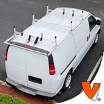 H1 3-BAR Steel Rack System W/ Roller Gmc Savana 1996-CURRENT (all Trims) White. Fixed Price $892.05.