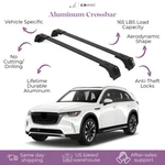 Fits Mazda CX-90 2024-2026 With Factory Rails 2PCS Roof Rack Cross Bars 165 Lbs. Fixed Price $139.90.