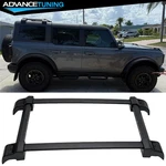 21-26 Ford Bronco 4DR Hardtop Roof Rack W/ Cross Bars Cargo Carrier Aluminum. Fixed Price $193.99.