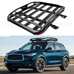 For Infiniti QX50 QX55 QX56 QX60 50" Roof Rack Cargo Basket Cross Bar W/ Led. Fixed Price $229.05.