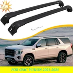 Lockable Cross Bars For Gmc Yukon 2021-2024 Roof Rack Rails Cargo Carrier. Fixed Price $89.00.