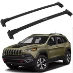 Roof Rack Black For 2015-2020 Jeep Cherokee Cross Bar Set Luggage Cargo Carrier. Fixed Price $72.48.