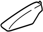 63492-60040-A0 Toyota Cover, Roof Rack Leg, Front Lh 6349260040A0, New Genuine. Fixed Price $92.75.