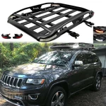 For Jeep Renegade 50"X38" Roof Rack Cargo Carrier Basket & Crossbar W/ Led Light. Fixed Price $229.02.