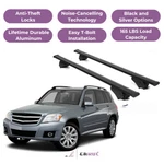 Erkul Roof Rack Cross Bars For Mercedes Glk 2009-2015 Raised Rails Black. Fixed Price $152.91.