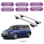 Erkul Roof Rack Cross Bars For Chevy Hhr 2006-2011 Raised Rails Silver. Fixed Price $159.90.