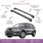 Piece Lockable Roof Rack Cross Bars -fits Nissan Rogue Sport 2017-2022 Black. Fixed Price $134.90.