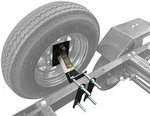 Trailer Spare Tire Wheel Mount Bracket Carrier Boat Utility Enclosed Powder Coat. Fixed Price $26.98.