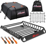 Nilight 51" X 36" 5" Universal Roof Rack Cargo Basket Heavy-duty 200LBS. Fixed Price $119.99.