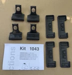 Thule 1043 Fit Kit For Chrysler Town & Country, Vw Routan Rare. Fixed Price $350.00.