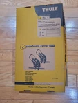 Pre-owned Box Thule Snowboard CARRIER#575 Key International Sale. Fixed Price $149.99.